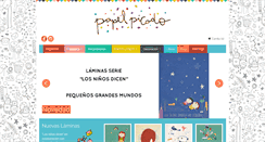 Desktop Screenshot of papelpicadokids.com